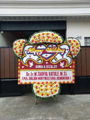 Papan Bunga Pernikahan kendari